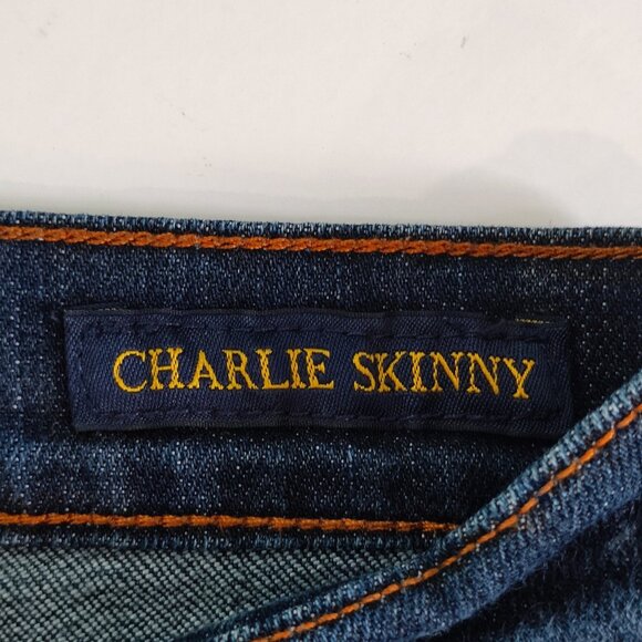 Lucky Brand Charlie jeans women's size 6/28 ink blue skinny - Picture 7 of 15